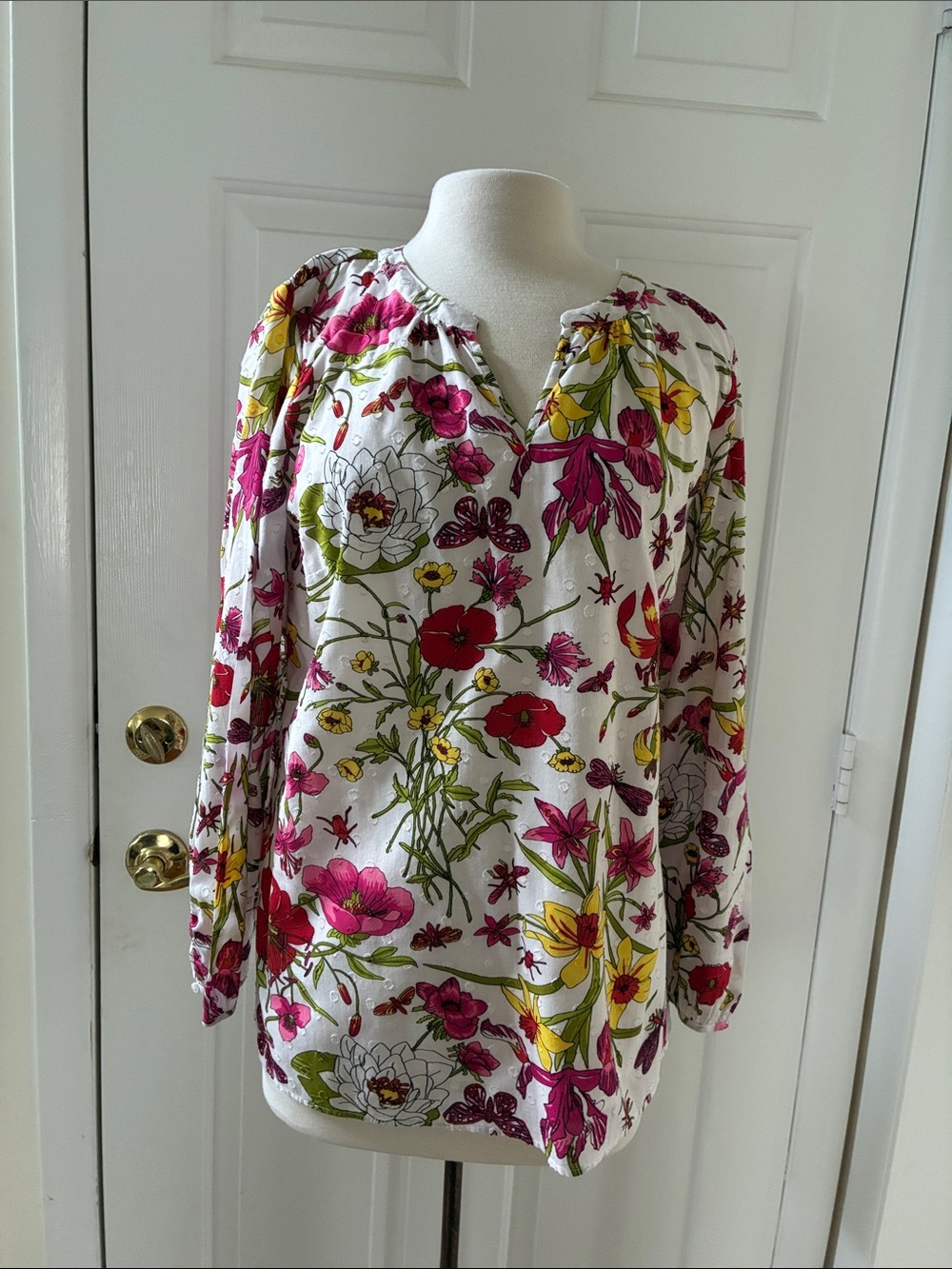 Talbots never-worn cotton tunic w cotton lining
